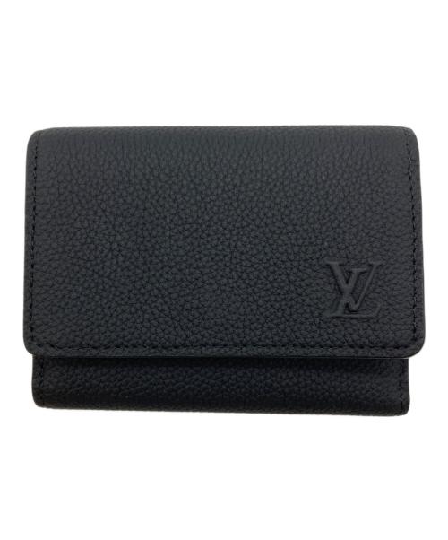 LOUIS VUITTON（ルイ ヴィトン）LOUIS VUITTON (ルイ ヴィトン) アエログラム ヴィクター・ウォレット ブラックの古着・服飾アイテム
