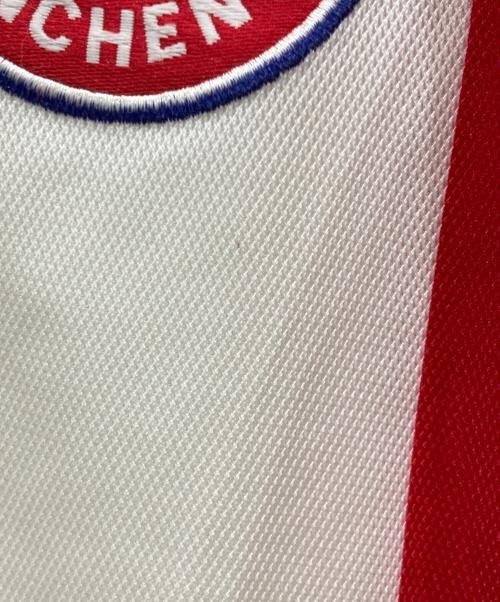 adidas（アディダス）adidas (アディダス) FCバイエルン・ミュンヘン サッカーユニフォーム ホワイト×レッド サイズ:SIZE XLの古着・服飾アイテム