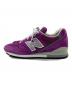 NEW BALANCE (ニューバランス) ローカットスニーカー パープル サイズ:SIZE 27cm：8000円