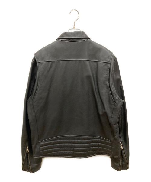 HARLEY-DAVIDSON（ハーレーダビッドソン）HARLEY-DAVIDSON (ハーレーダビッドソン) シングルライダースジャケット ブラック サイズ:SIZE Lの古着・服飾アイテム