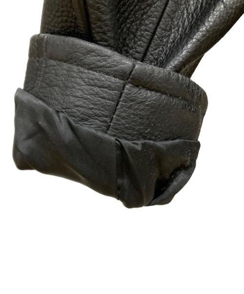 HARLEY-DAVIDSON（ハーレーダビッドソン）HARLEY-DAVIDSON (ハーレーダビッドソン) シングルライダースジャケット ブラック サイズ:SIZE Lの古着・服飾アイテム