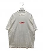SAPEur×浜田雅功サプール×ハマダマサトシ）の古着「プリントTシャツ」｜ホワイト