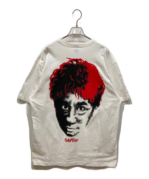 SAPEur（サプール）SAPEur (サプール) 浜田雅功 (ハマダマサトシ) プリントTシャツ ホワイト サイズ:SIZE XLの古着・服飾アイテム