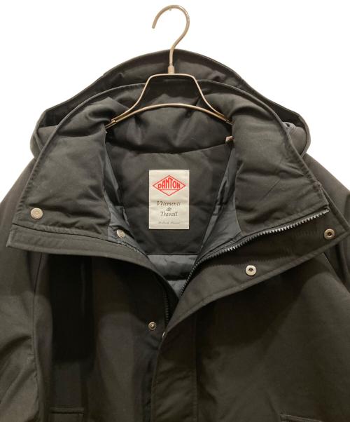 DANTON（ダントン）DANTON (ダントン) アーミーフーデッドジャケット ARMY HOODED JACKET ブラック サイズ:SIZE Mの古着・服飾アイテム