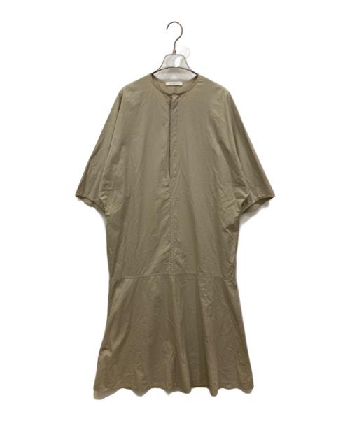 GALERIE VIE（ギャルリーヴィー）GALERIE VIE (ギャルリーヴィー) コットンツイル ドルマンスリーブドレス ベージュ サイズ:不明の古着・服飾アイテム