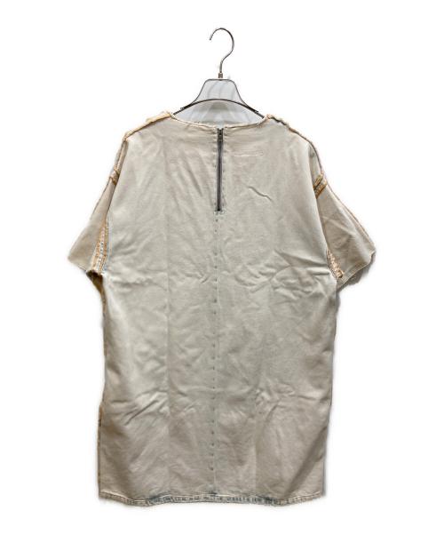 MM6 Maison Margiela（エムエムシックスメゾンマルジェラ）MM6 Maison Margiela (エムエムシックスメゾンマルジェラ) リバースロゴデニムワンピース インディゴ サイズ:SIZE 40の古着・服飾アイテム