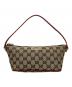 GUCCI（グッチ）の古着「GGキャンバスアクセサリーポーチ」｜ブラウン×レッド