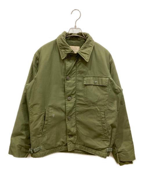 U'S NAVY（ユーエスネイビー）U'S NAVY (ユーエスネイビー) コールドウェザージャケット オリーブ サイズ:SIZE Mの古着・服飾アイテム