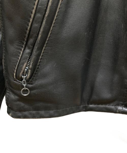Schott（ショット）Schott (ショット) 641ステアハイドシングルライダースレザージャケット ブラック サイズ:SIZE 36の古着・服飾アイテム