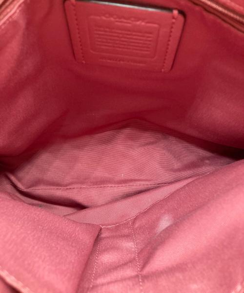 COACH（コーチ）COACH (コーチ) ショルダーバッグ ブラウン×ピンクの古着・服飾アイテム