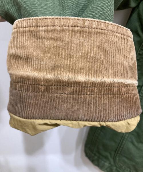 L.L.Bean（エルエルビーン）L.L.Bean (エルエルビーン) 襟切替ハンティングジャケット カーキ×ブラウン サイズ:SIZE Lの古着・服飾アイテム