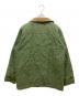 L.L.Bean (エルエルビーン) 襟切替ハンティングジャケット カーキ×ブラウン サイズ:SIZE L：10000円