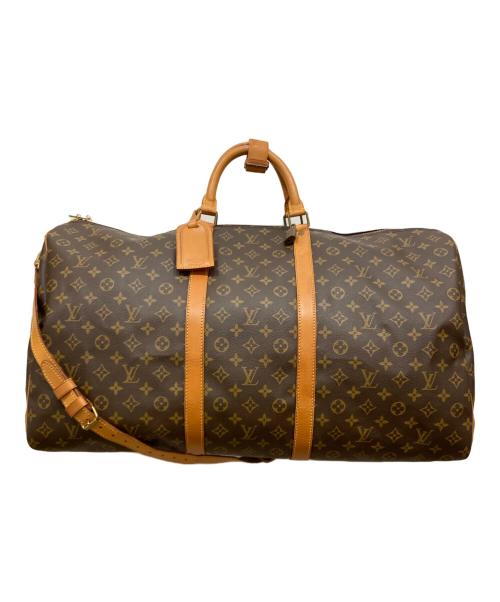 LOUIS VUITTON（ルイ ヴィトン）LOUIS VUITTON (ルイ ヴィトン) ボストンバッグ　モノグラム　キーポル・バンドリエール60 ブラウンの古着・服飾アイテム