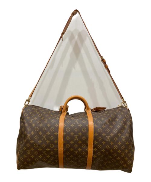 LOUIS VUITTON（ルイ ヴィトン）LOUIS VUITTON (ルイ ヴィトン) ボストンバッグ　モノグラム　キーポル・バンドリエール60 ブラウンの古着・服飾アイテム