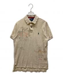 POLO RALPH LAUREN（ポロ・ラルフローレン）の古着「ポロシャツ」｜ベージュ