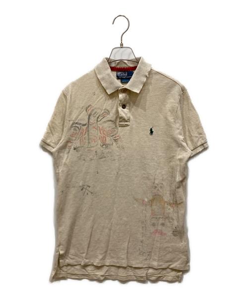 POLO RALPH LAUREN（ポロ・ラルフローレン）POLO RALPH LAUREN (ポロ・ラルフローレン) ポロシャツ ベージュ サイズ:SIZE Lの古着・服飾アイテム