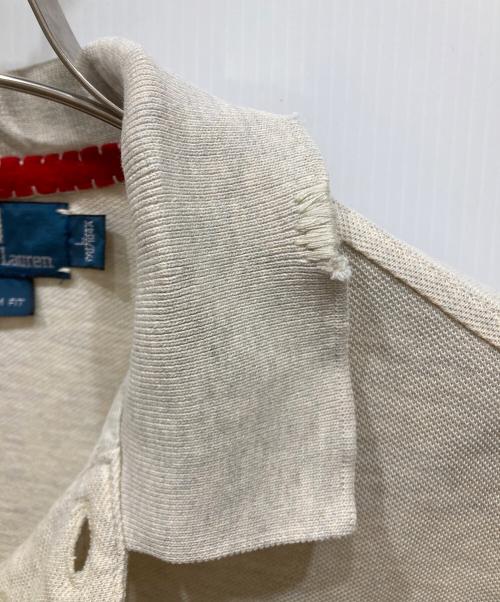 POLO RALPH LAUREN（ポロ・ラルフローレン）POLO RALPH LAUREN (ポロ・ラルフローレン) ポロシャツ ベージュ サイズ:SIZE Lの古着・服飾アイテム