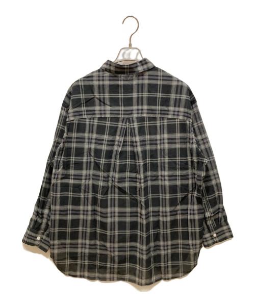 JOURNAL STANDARD relume（ジャーナルスタンダード レリューム）JOURNAL STANDARD relume (ジャーナルスタンダード レリューム) シアーボイルコットンチェックシャツ グレー サイズ:SIZE Free 未使用品の古着・服飾アイテム