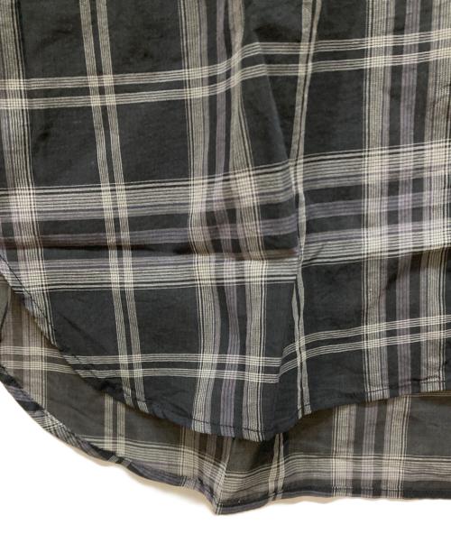 JOURNAL STANDARD relume（ジャーナルスタンダード レリューム）JOURNAL STANDARD relume (ジャーナルスタンダード レリューム) シアーボイルコットンチェックシャツ グレー サイズ:SIZE Free 未使用品の古着・服飾アイテム