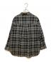 JOURNAL STANDARD relume (ジャーナルスタンダード レリューム) シアーボイルコットンチェックシャツ グレー サイズ:SIZE Free 未使用品：6000円