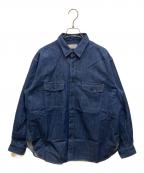 JOURNAL STANDARD relumeジャーナルスタンダード レリューム）の古着「9oz デニムワークシャツ」｜インディゴ