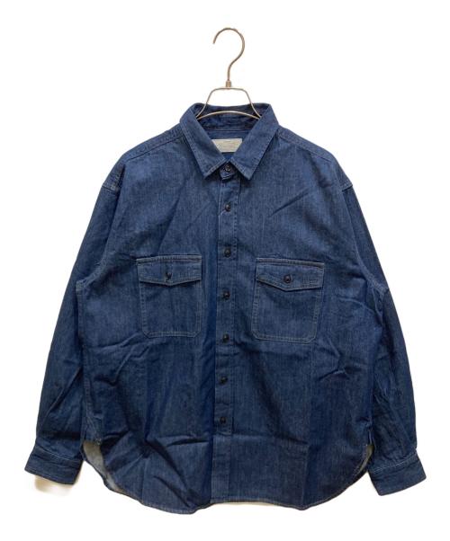 JOURNAL STANDARD relume（ジャーナルスタンダード レリューム）JOURNAL STANDARD relume (ジャーナルスタンダード レリューム) 9oz デニムワークシャツ インディゴ サイズ:SIZE Free 未使用品の古着・服飾アイテム