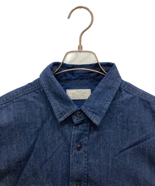 JOURNAL STANDARD relume（ジャーナルスタンダード レリューム）JOURNAL STANDARD relume (ジャーナルスタンダード レリューム) 9oz デニムワークシャツ インディゴ サイズ:SIZE Free 未使用品の古着・服飾アイテム