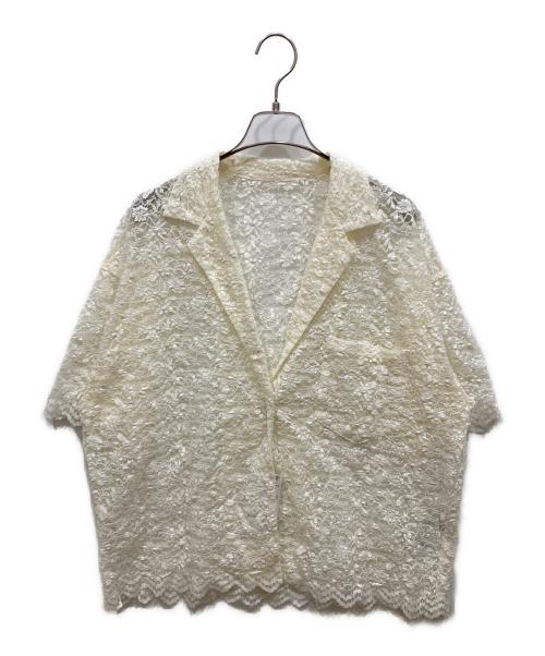 SLOBE IENA（スローブ イエナ）SLOBE IENA (スローブ イエナ) レースシャツジャケット アイボリー サイズ:SIZE Free 未使用品の古着・服飾アイテム