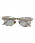 RAY-BAN（レイバン）の古着「CLUBMASTER OPTICS」｜ゴールド