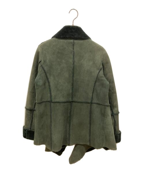 DOUBLE STANDARD（ダブルスタンダード）DOUBLE STANDARD (ダブルスタンダード) ムートンジャケット グリーン サイズ:SIZE Freeの古着・服飾アイテム
