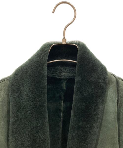 DOUBLE STANDARD（ダブルスタンダード）DOUBLE STANDARD (ダブルスタンダード) ムートンジャケット グリーン サイズ:SIZE Freeの古着・服飾アイテム