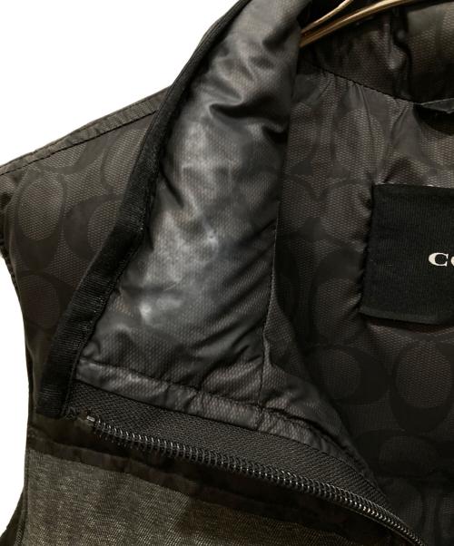 COACH（コーチ）COACH (コーチ) ダウンベスト ブラック サイズ:SIZE Sの古着・服飾アイテム