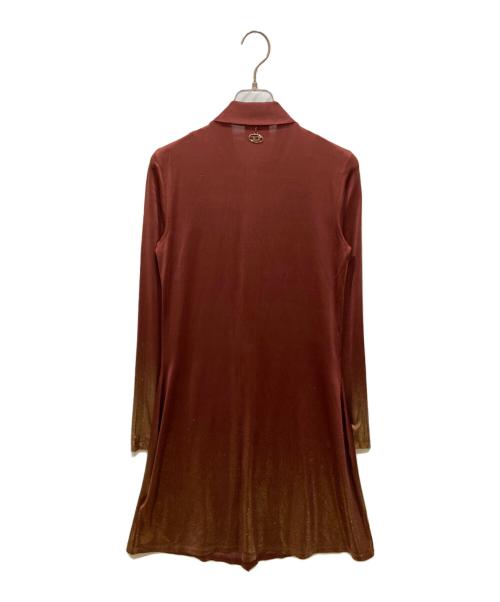 DIESEL（ディーゼル）DIESEL (ディーゼル) ポロミニドレス ブラウン サイズ:SIZE Lの古着・服飾アイテム