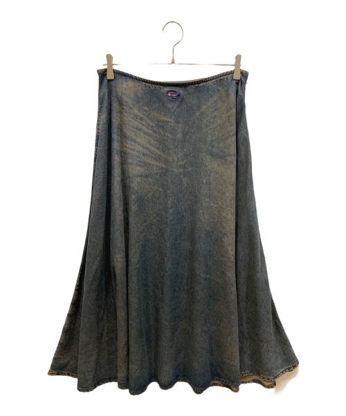 DIESEL（ディーゼル）DIESEL (ディーゼル) デニムスカート インディゴ サイズ:SIZE W27の古着・服飾アイテム