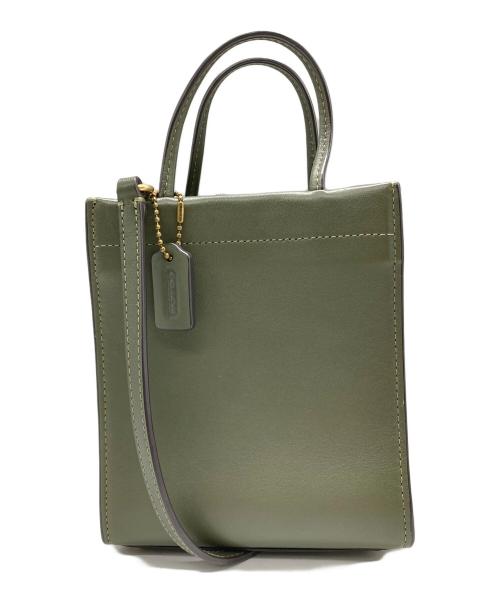 COACH（コーチ）COACH (コーチ) ミニカシントート グレーの古着・服飾アイテム