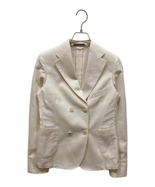 BOGLIOLI（ボリオリ）BOGLIOLI (ボリオリ) ダブルジャケット ホワイト サイズ:SIZE 40の古着・服飾アイテム