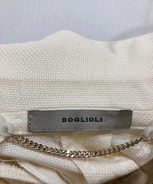 BOGLIOLI（ボリオリ）BOGLIOLI (ボリオリ) ダブルジャケット ホワイト サイズ:SIZE 40の古着・服飾アイテム