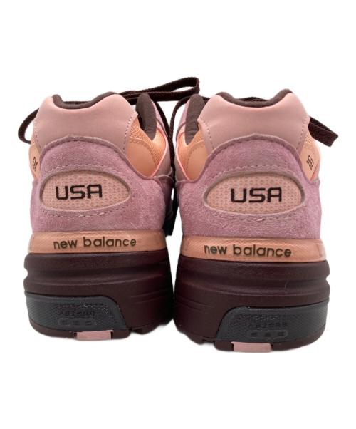 NEW BALANCE（ニューバランス）NEW BALANCE (ニューバランス) ローカットスニーカー ピンク×ブラウン サイズ:SIZE 27cmの古着・服飾アイテム