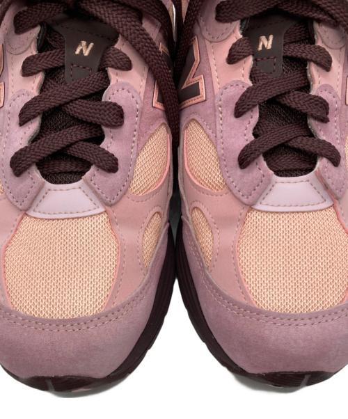 NEW BALANCE（ニューバランス）NEW BALANCE (ニューバランス) ローカットスニーカー ピンク×ブラウン サイズ:SIZE 27cmの古着・服飾アイテム