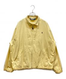 POLO RALPH LAUREN（ポロ・ラルフローレン）の古着「スイングトップ」｜イエロー