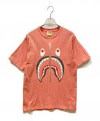 A BATHING APEアベイシングエイプ）の古着「SHARK TEE」｜ピンク