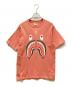 A BATHING APE（アベイシングエイプ）の古着「SHARK TEE」｜ピンク