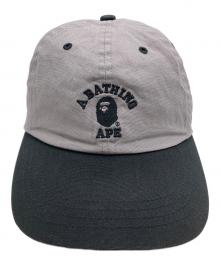 A BATHING APE（アベイシングエイプ）の古着「キャップ」｜グレー