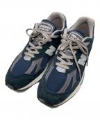 NEW BALANCEニューバランス）の古着「ローカットスニーカー」｜ネイビー