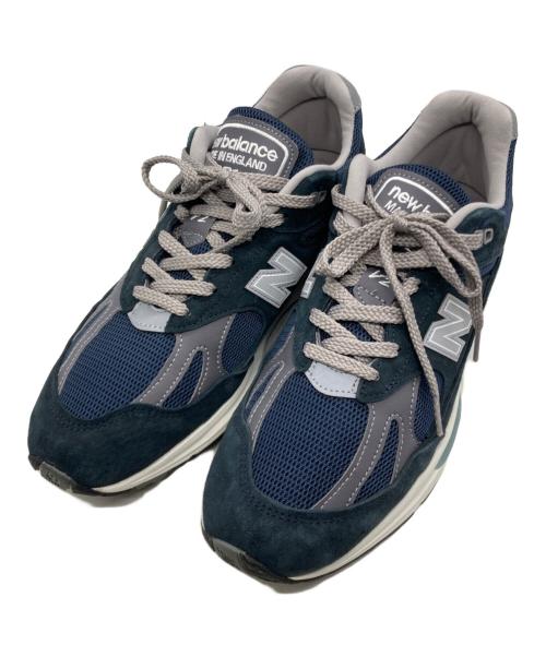 NEW BALANCE（ニューバランス）NEW BALANCE (ニューバランス) ローカットスニーカー ネイビー サイズ:UK 9 1/2の古着・服飾アイテム