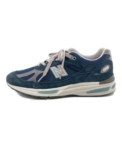 NEW BALANCE（ニューバランス）NEW BALANCE (ニューバランス) ローカットスニーカー ネイビー サイズ:UK 9 1/2の古着・服飾アイテム