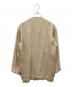 plantation (プランテーション) ノーカラーチャイナジャケット ベージュ サイズ:SIZE M：9000円