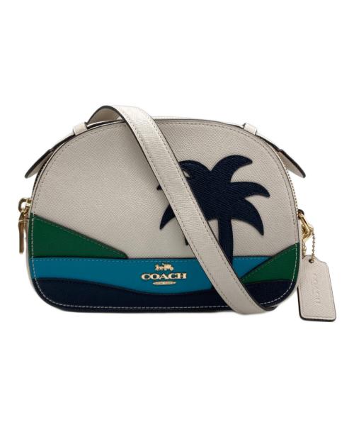 COACH（コーチ）COACH (コーチ) パームツリーショルダーバッグ アイボリーの古着・服飾アイテム