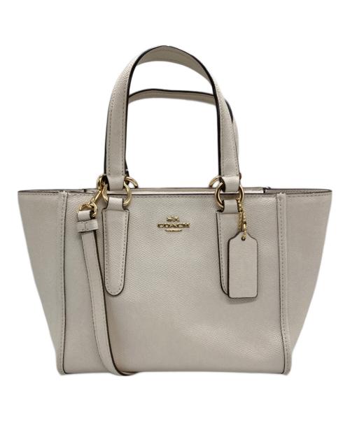 COACH（コーチ）COACH (コーチ) 2WAYショルダーバッグ アイボリーの古着・服飾アイテム