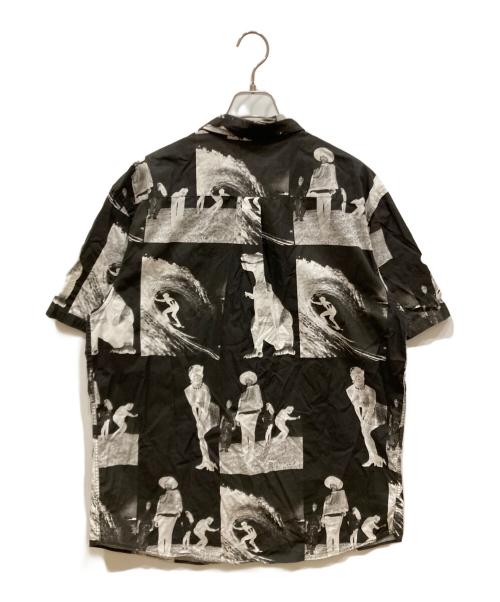 stussy（ステューシー）stussy (ステューシー) 総柄シャツ ブラック サイズ:SIZE XLの古着・服飾アイテム